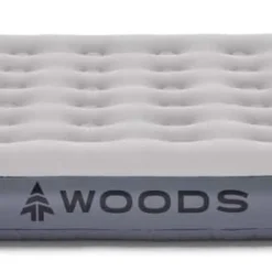 Woods Queen Single-High Inflatable Air Mattress/Airbed W/ 2-in-1 Pump For AC/DC Outlets -Woods Shop woods queen airbed with pump c1ffd2ad 985b 4119 a42b 545c7e61cf15
