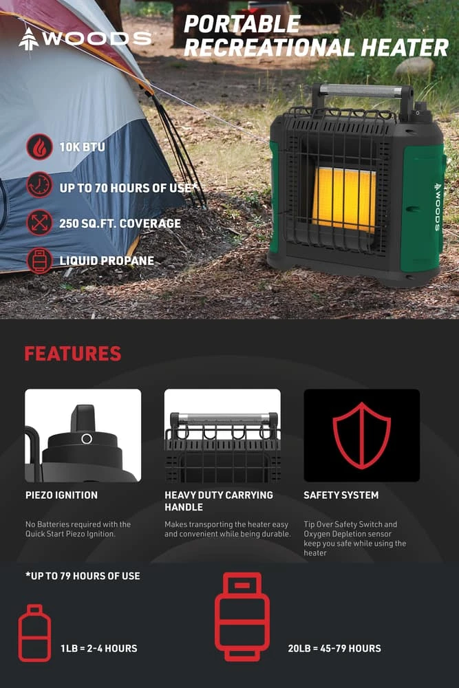 Woods 10K Grab-N-Go Heater 4 Woods 10K Grab-N-Go Heater - Image 2