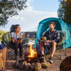 Woods Refuge 3-Season, 6-Person, 2-Room Easy Set-Up Camping Tent W/ Divider, Vestibule & Carry Bag 24 Woods Refuge 3-Season, 6-Person, 2-Room Easy Set-Up Camping Tent W/ Divider, Vestibule & Carry Bag -Woods Shop woods refuge 6 person tent 6b6d92a5 dcd2 4798 8edb 431837999521