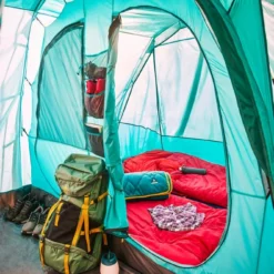 Woods Refuge 3-Season, 6-Person, 2-Room Easy Set-Up Camping Tent W/ Divider, Vestibule & Carry Bag 26 Woods Refuge 3-Season, 6-Person, 2-Room Easy Set-Up Camping Tent W/ Divider, Vestibule & Carry Bag -Woods Shop woods refuge 6 person tent 82a04ee7 7925 4beb 80a2 d3b22fd6e175