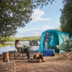 Woods Refuge 3-Season, 6-Person, 2-Room Easy Set-Up Camping Tent W/ Divider, Vestibule & Carry Bag 27 Woods Refuge 3-Season, 6-Person, 2-Room Easy Set-Up Camping Tent W/ Divider, Vestibule & Carry Bag -Woods Shop woods refuge 6 person tent fbaca3f5 0b5b 4bdf af50 c65df14a8264 1