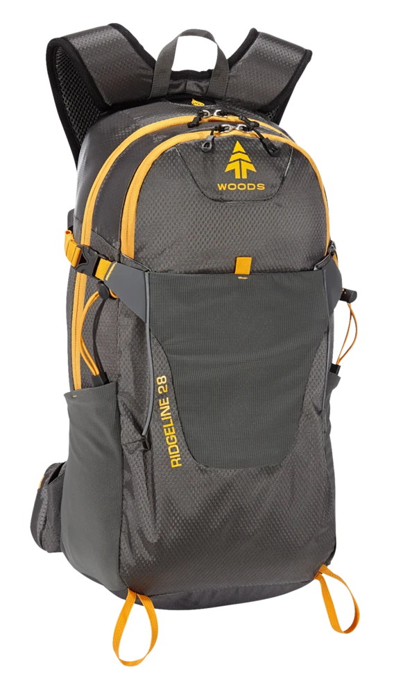 Woods Ridgeline Daypack, 2-Compartment Backpack For Hiking/Camping/Travel, Assorted, 28-L 7 Woods Ridgeline Daypack, 2-Compartment Backpack For Hiking/Camping/Travel, Assorted, 28-L - Image 5