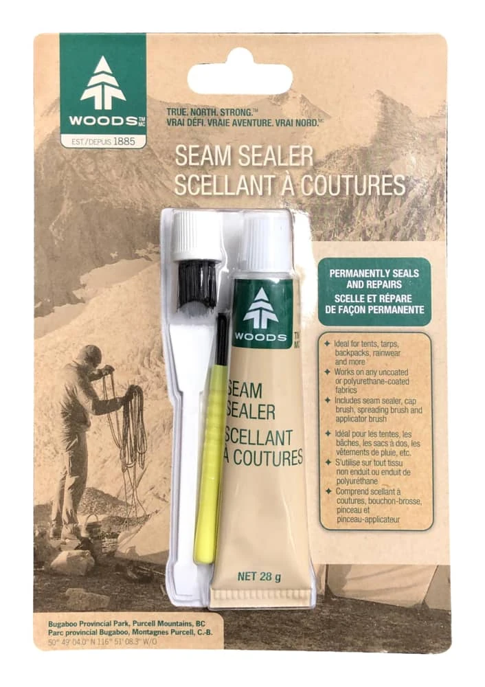 Woods Weatherproof Permanent Seam Sealer Kit For Fabrics, Tents, Tarps, Rainwear & Gear 4 Woods Weatherproof Permanent Seam Sealer Kit For Fabrics, Tents, Tarps, Rainwear & Gear - Image 2