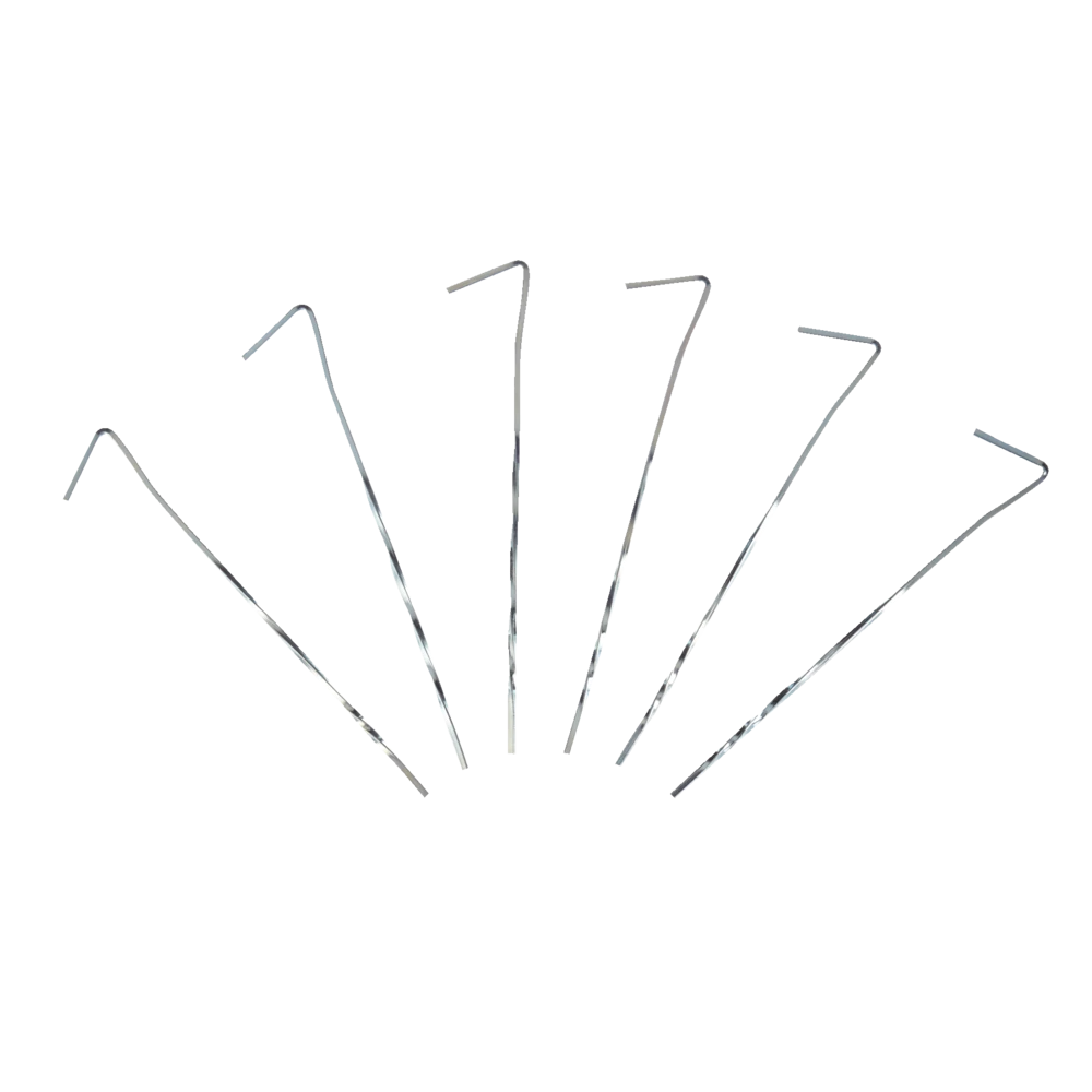 Woods Steel Tent Pegs/Stakes For Lightweight Camping Tents & Tarps, 7-in, 6-pk 3 Woods Steel Tent Pegs/Stakes For Lightweight Camping Tents & Tarps, 7-in, 6-pk