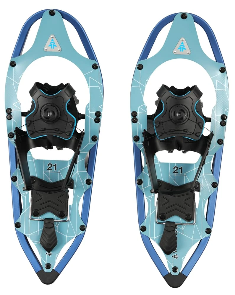 Woods Women's Snowshoes, Blue 3 Woods Women's Snowshoes, Blue
