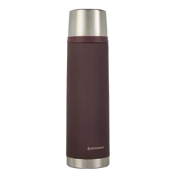 Woods™ Stainless Steel Insulated Rubberized Vacuum Flask/Bottle, 1L