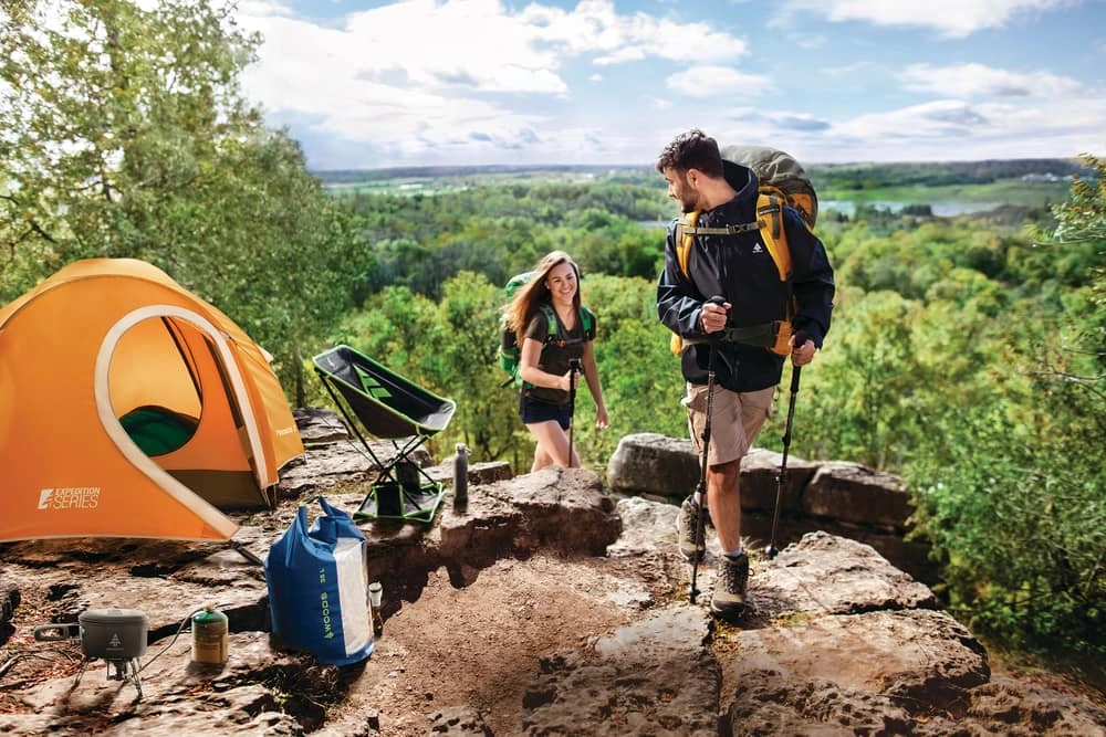 Woods Expedition Peak Lightweight Water-Resistant Backpack For Hiking/Camping/Travel, 60-L 9 Woods Expedition Peak Lightweight Water-Resistant Backpack For Hiking/Camping/Travel, 60-L - Image 7