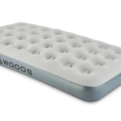 Woods Twin Single-High Inflatable Air Mattress/Airbed W/ 2-in-1 Pump For AC/Car Outlet
