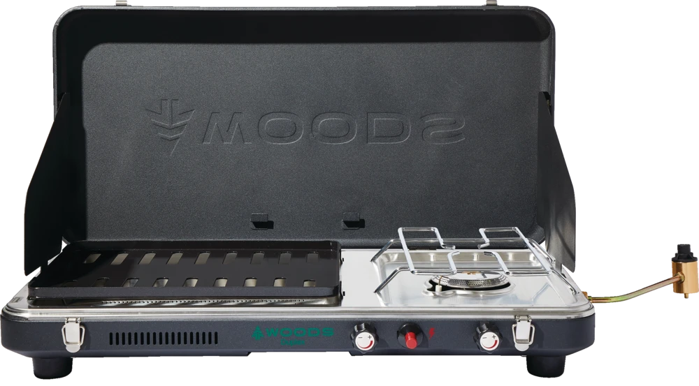 Woods™ Twofold Grill/Burner 18,000 BTUs Propane Camp Stove 4 Woods™ Twofold Grill/Burner 18,000 BTUs Propane Camp Stove - Image 2