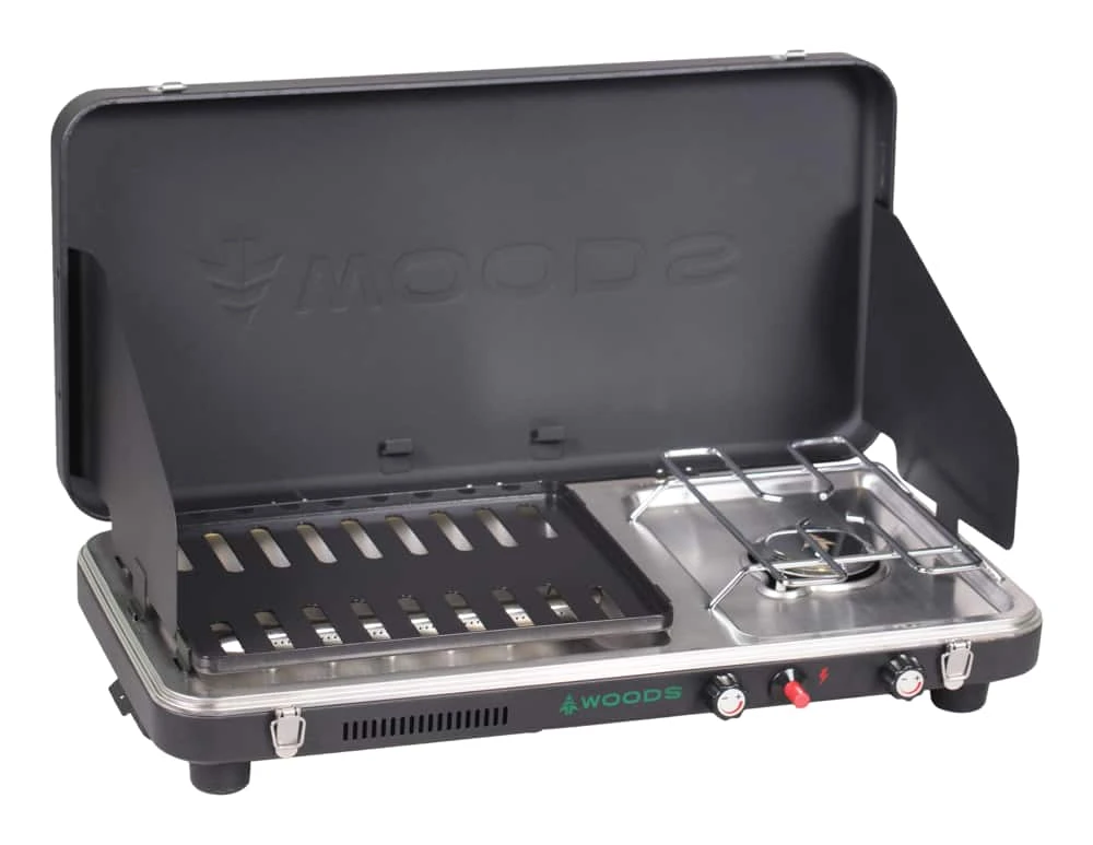 Woods™ Twofold Grill/Burner 18,000 BTUs Propane Camp Stove 6 Woods™ Twofold Grill/Burner 18,000 BTUs Propane Camp Stove - Image 4