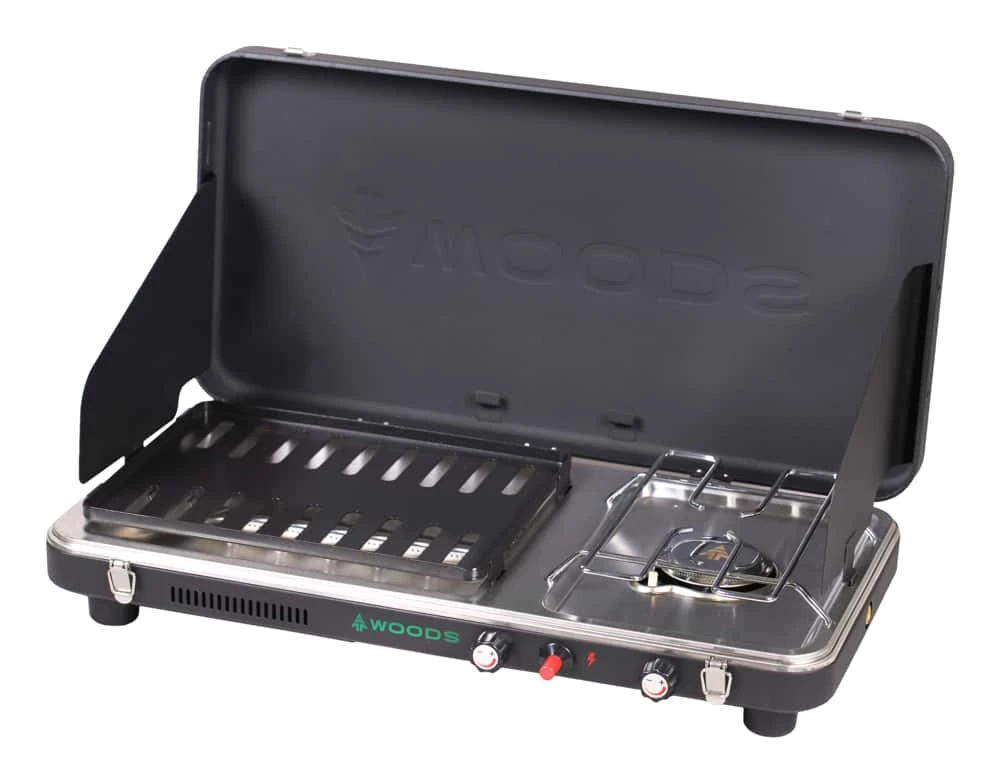 Woods™ Twofold Grill/Burner 18,000 BTUs Propane Camp Stove 5 Woods™ Twofold Grill/Burner 18,000 BTUs Propane Camp Stove - Image 3