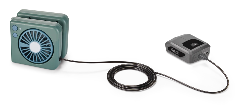 Woods™ Oroshi Battery-Powered Compact Camping Tent Fan & Tent Light W/ Power Bank 9 Woods™ Oroshi Battery-Powered Compact Camping Tent Fan & Tent Light W/ Power Bank - Image 7