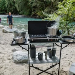 Woods™ Viand Stainless Steel Camping Pot Set, 4-pc -Woods Shop woods viand 4 piece camp pot set a318b9af 3a35 47f0 9c73 13374d60631d