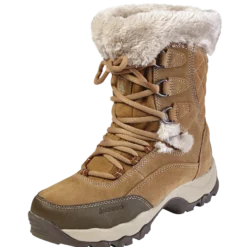 Woods Women's Whistler Insulated Leather Winter Snow Boots Waterproof Anti-Slip, Honey