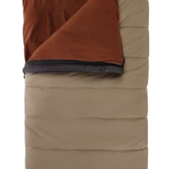 Woods Yukon 10 Insulated Cotton Canvas 5-in-1 Cold Weather Sleeping Bag W/ Flannel Lining & Duffel Bag, -45°C