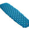 Woods Expedition Revo Single Thermal Inflatable Camping Sleeping Pad/Air Mat With Bellows Nylon Pump, 2.2-In